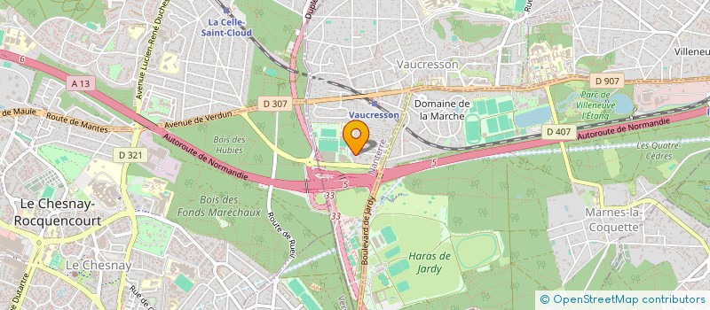 localisation de l'entreprise MONSIEUR NOUREDINE TALHI  VAUCRESSON