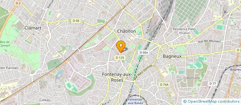 localisation de l'entreprise MONSIEUR NOUREDINE TARMOUL  CHATILLON