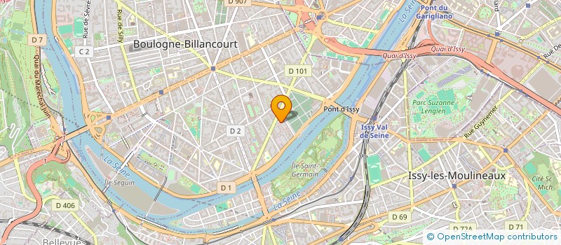 localisation de l'entreprise MONSIEUR NOURI GHENNAME à BOULOGNE-BILLANCOURT