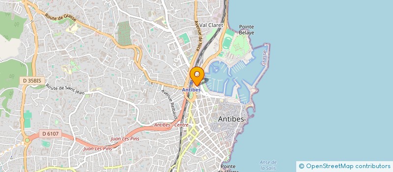 localisation de l'entreprise MONSIEUR NOURI HAMMED à ANTIBES