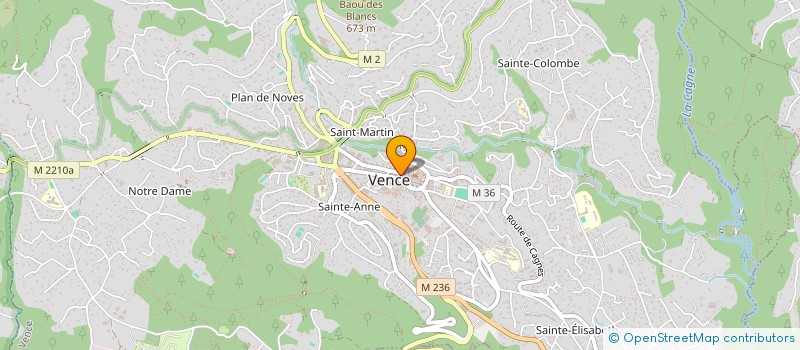 localisation de l'entreprise MONSIEUR NOURI LADHARI à VENCE