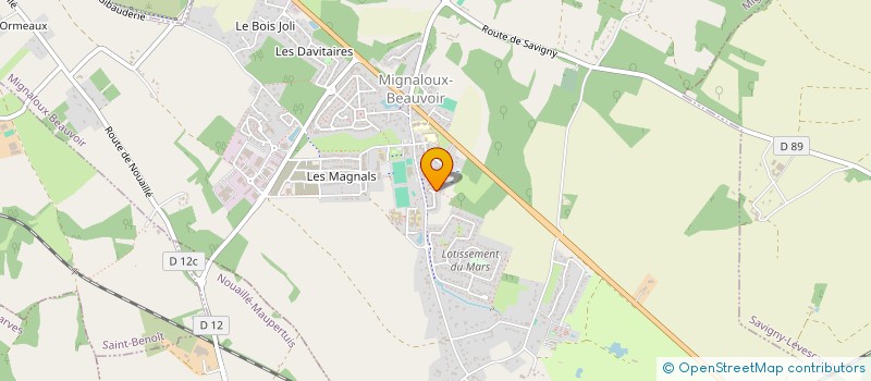 localisation de l'entreprise MONSIEUR NOURI REJEB  MIGNALOUX-BEAUVOIR