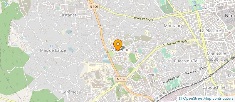 localisation de l'entreprise MONSIEUR NOURI SAGNARD  NIMES