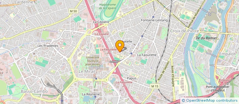 localisation de l'entreprise MONSIEUR NOURIDDIN AMAOUCH à TOULOUSE