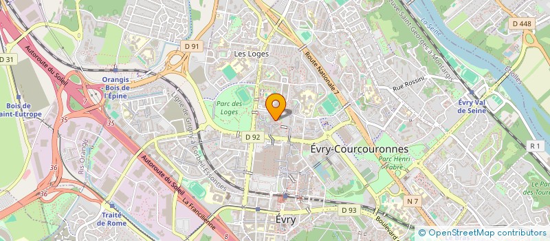 localisation de l'entreprise MONSIEUR NOURIDDIN EL OUALI  EVRY-COURCOURONNES