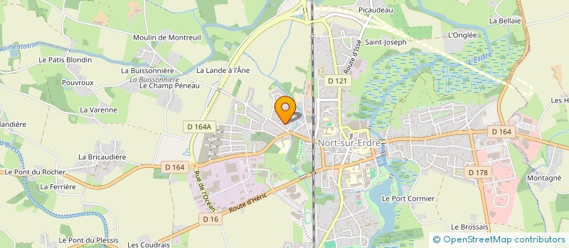 localisation de l'entreprise MONSIEUR NOURIDINE GAGARA MADOUGOU  NORT-SUR-ERDRE