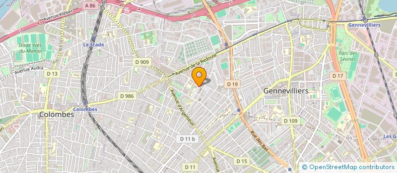 localisation de l'entreprise MONSIEUR NOURINE OUALI  ASNIERES-SUR-SEINE