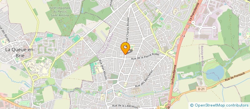 localisation de l'entreprise MONSIEUR NOURISLAM DJERBOUA à PONTAULT-COMBAULT