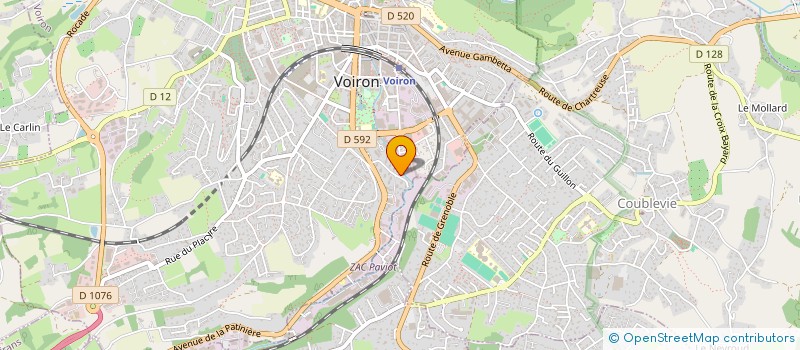 localisation de l'entreprise MONSIEUR NOURISLEM MOUSSAOUI  VOIRON