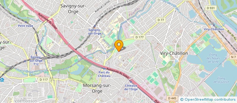 localisation de l'entreprise MONSIEUR NOUROU KONE à VIRY-CHATILLON