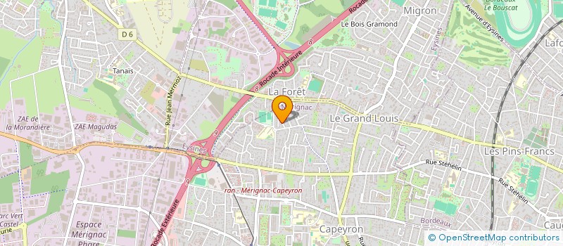 localisation de l'entreprise MONSIEUR NOURREDDINE BERRABAH  MERIGNAC