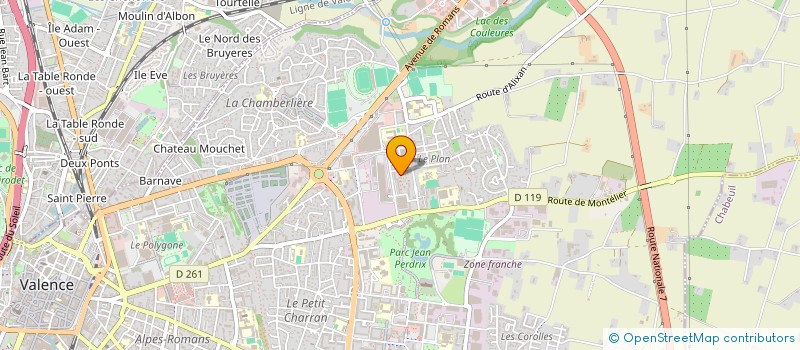 localisation de l'entreprise MONSIEUR NOURREDINE ABDA  VALENCE