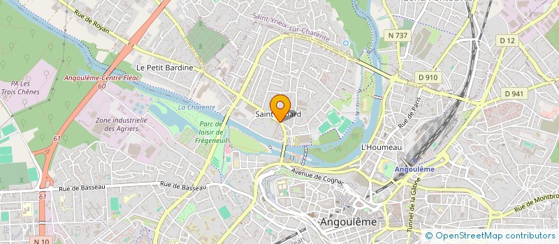 localisation de l'entreprise MONSIEUR NOURREDINE ABIDA à ANGOULEME