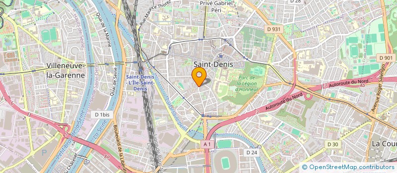 localisation de l'entreprise MONSIEUR NOURREDINE AKLI à SAINT-DENIS