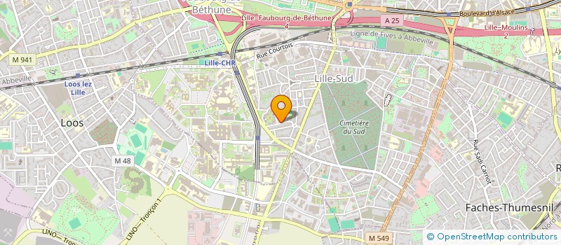 localisation de l'entreprise MONSIEUR NOURREDINE BOUALI à LILLE