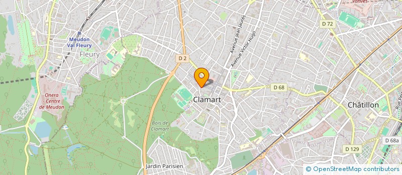 localisation de l'entreprise MONSIEUR NOURREDINE DEBBABI à CLAMART