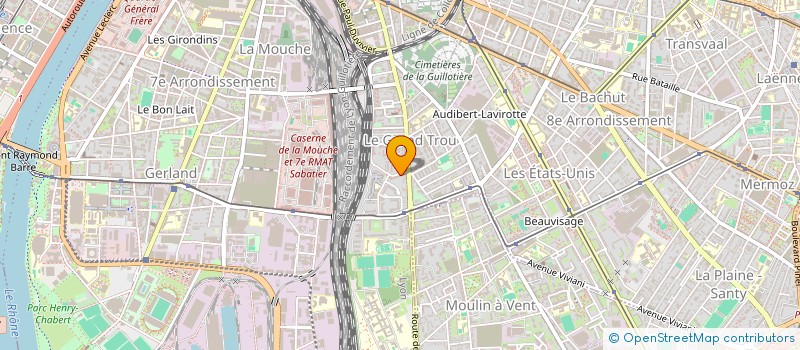 localisation de l'entreprise MONSIEUR NOURREDINE DJERIDI  LYON