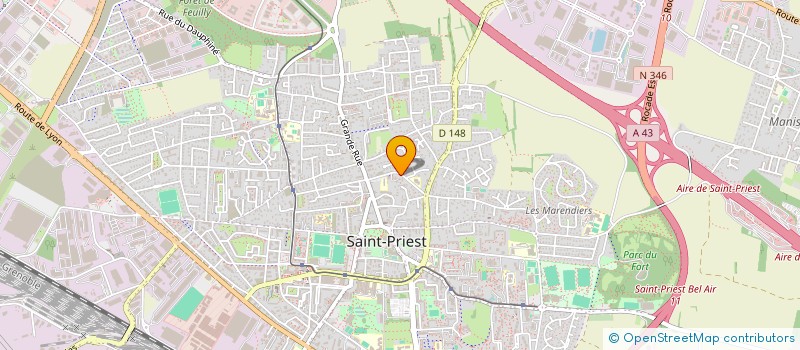 localisation de l'entreprise MONSIEUR NOURREDINE GHRIB  SAINT-PRIEST