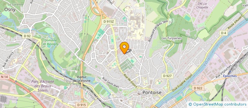 localisation de l'entreprise MONSIEUR NOURREDINE GUETTAIA  PONTOISE