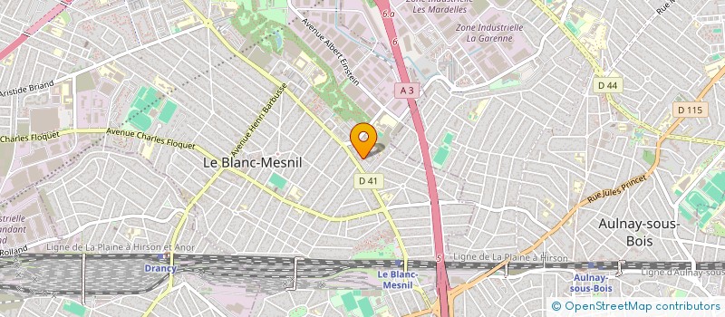 localisation de l'entreprise MONSIEUR NOURREDINE KHENNACHE à LE BLANC-MESNIL