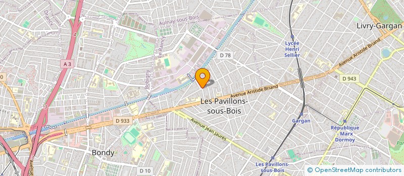 localisation de l'entreprise MONSIEUR NOURREDINE LOUNI  LES PAVILLONS-SOUS-BOIS