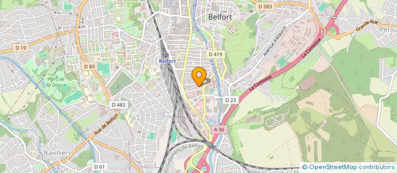 localisation de l'entreprise MONSIEUR NOURREDINE MAIRIF  BELFORT