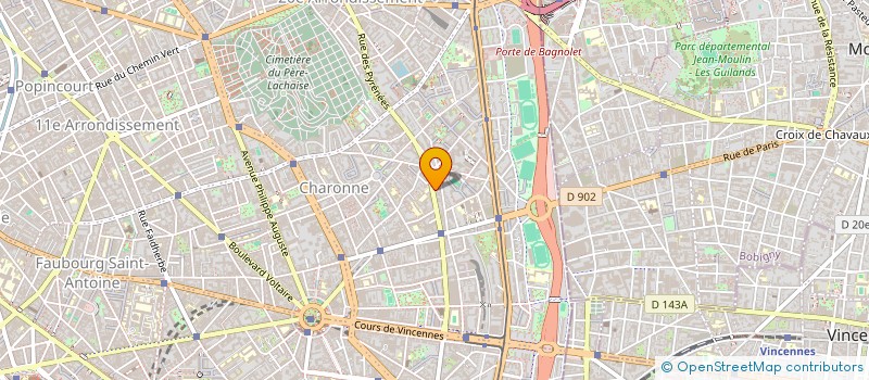 localisation de l'entreprise MONSIEUR NOURREDINE MEHARGA  PARIS