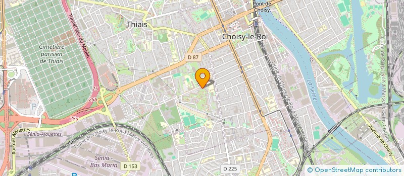 localisation de l'entreprise MONSIEUR NOURREDINE MESSASMA  THIAIS