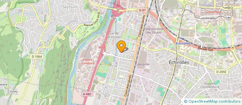 localisation de l'entreprise MONSIEUR NOURREDINE MOHAMED CHAYKHI  ECHIROLLES