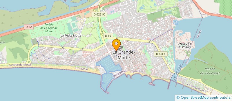 localisation de l'entreprise MONSIEUR NOURREDINE NAJI à LA GRANDE-MOTTE