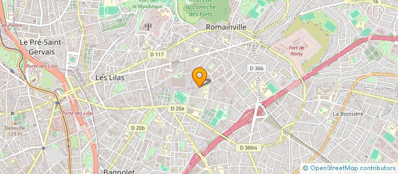 localisation de l'entreprise MONSIEUR NOURREDINE OUBIDAR à BAGNOLET