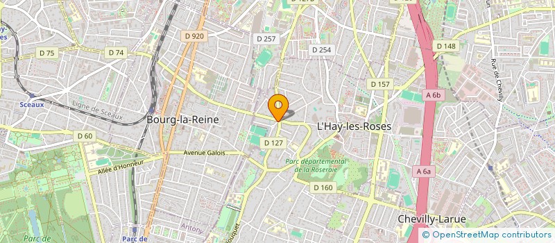 localisation de l'entreprise MONSIEUR NOURREDINE OULEHIANE  L HAY LES ROSES