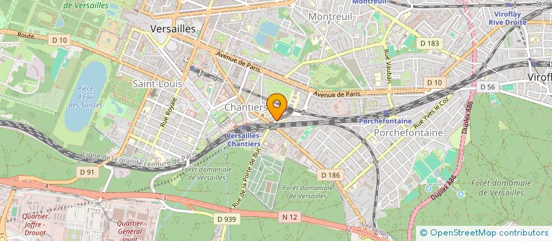 localisation de l'entreprise MONSIEUR NOURREDINE SOLA à VERSAILLES