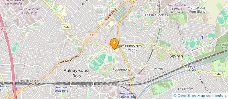 localisation de l'entreprise MONSIEUR NOURREDINE YOUSFI à SEVRAN