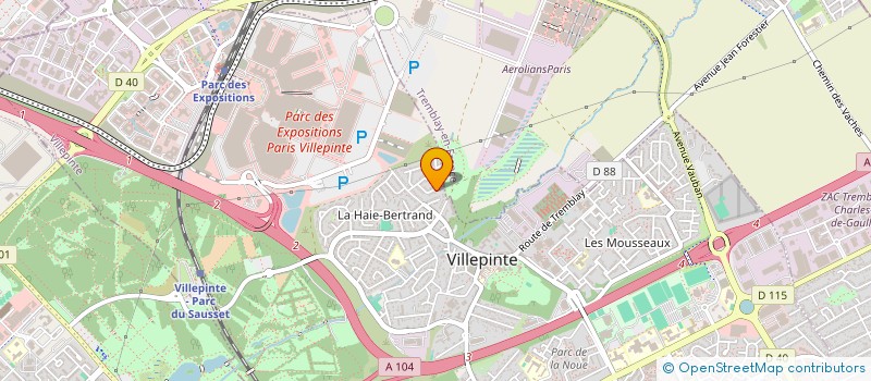 localisation de l'entreprise MONSIEUR NOURY AIT HAMOUCHE à VILLEPINTE