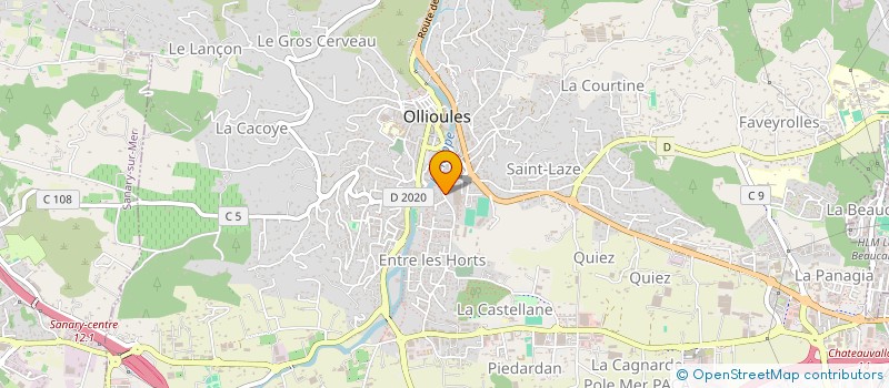 localisation de l'entreprise MONSIEUR NOUSSAIR EL HOUCINE EL MAAZAOUI  OLLIOULES