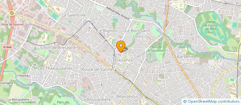 localisation de l'entreprise MONSIEUR NOWEL ARTHUR à ORVAULT