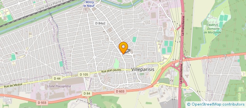 localisation de l'entreprise MONSIEUR NSAMBUADI SIASI  VILLEPARISIS