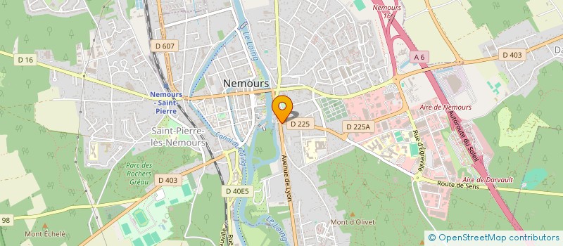 localisation de l'entreprise MONSIEUR NSANGU SIONGO  NEMOURS