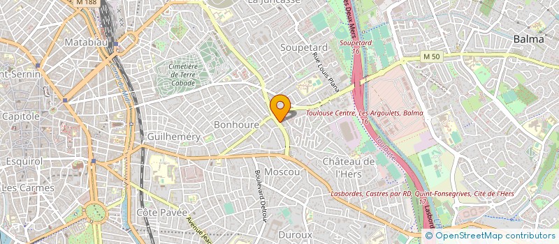 localisation de l'entreprise MONSIEUR NSILU LUYINDULA à TOULOUSE