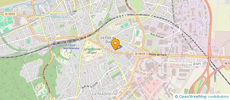 localisation de l'entreprise MONSIEUR NSIMBA BERNARDO  EVREUX