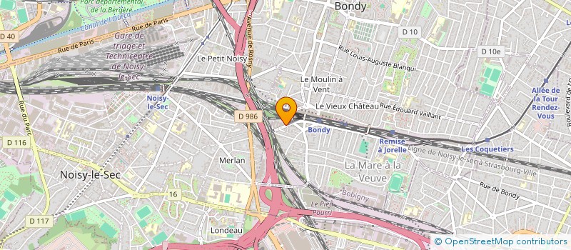 localisation de l'entreprise MONSIEUR NSIMBA MPANGI  BONDY