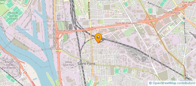 localisation de l'entreprise MONSIEUR NSINGI MAKASI  SAINT-FONS