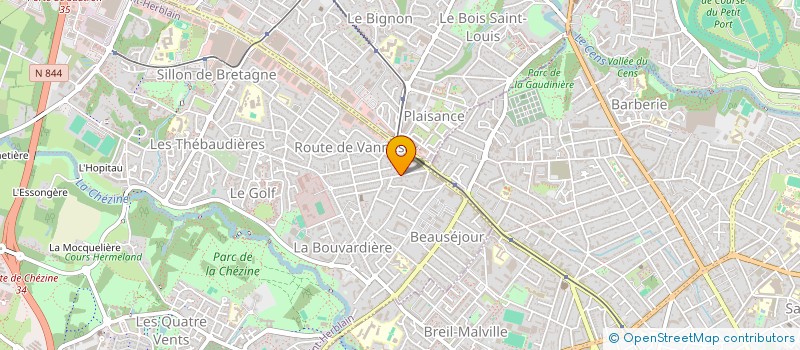 localisation de l'entreprise MONSIEUR NTSIMU STEFEN MASSAMBA DEBAT  SAINT-HERBLAIN