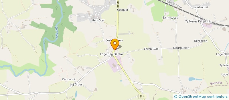 localisation de l'entreprise MONSIEUR NUGZAR BEGASHVILI  BANNALEC