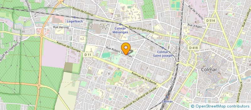 localisation de l'entreprise MONSIEUR NUH KALKAN  COLMAR