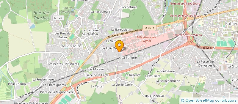 localisation de l'entreprise MONSIEUR NUH YILDIZ  JOUE-LES-TOURS