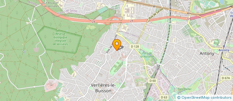 localisation de l'entreprise MONSIEUR NUMA CHRISTINY à VERRIERES-LE-BUISSON
