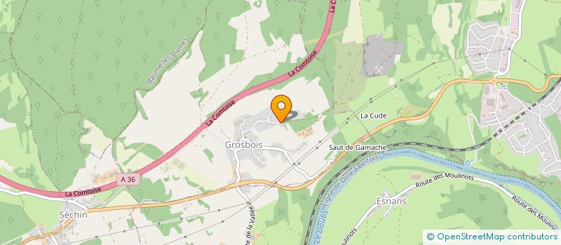 localisation de l'entreprise MONSIEUR NUMA GIRARD  GROSBOIS