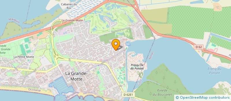 localisation de l'entreprise MONSIEUR NUMA GUIN-VERDIER  LA GRANDE-MOTTE